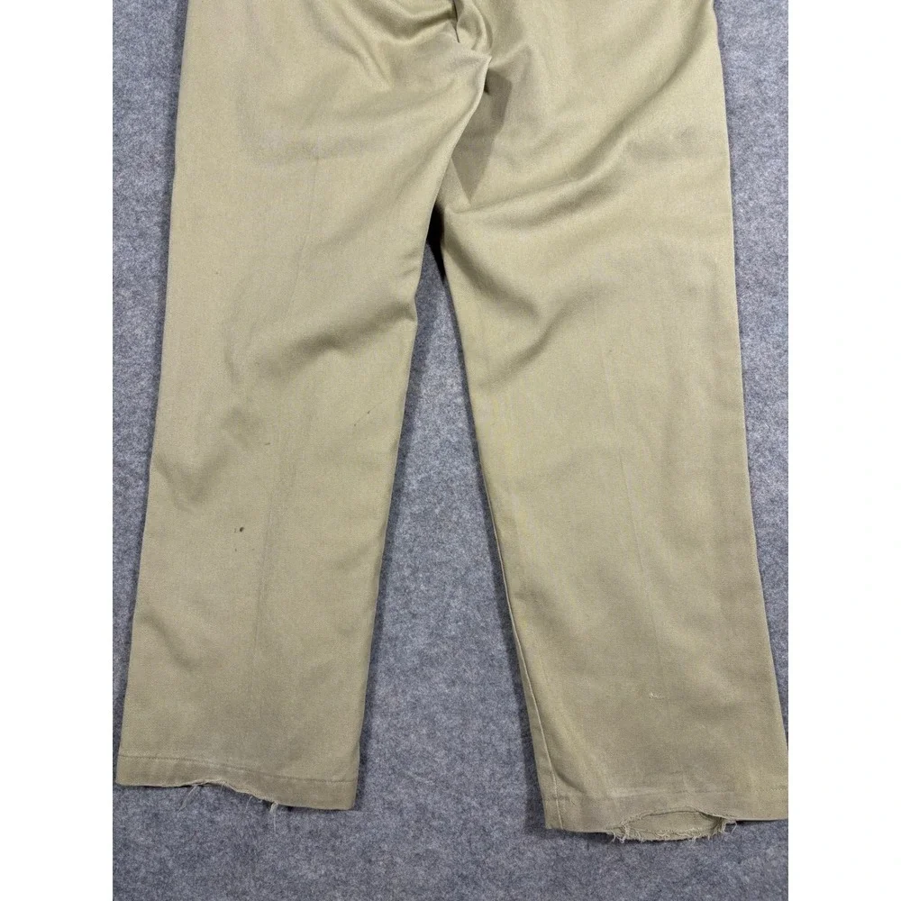 Dickies Men Khaki Straight Fit Work‎ Pants Casual Chino Size 38x32